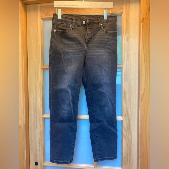 Banana Republic Black Straight Leg Jeans - Picture 1 of 5
